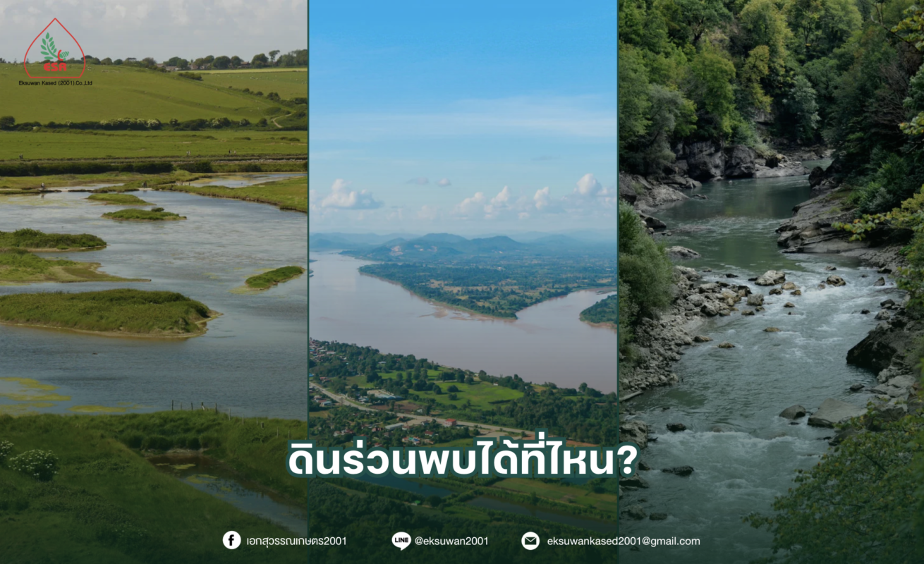 ดินร่วนพบได้ที่ไหน?